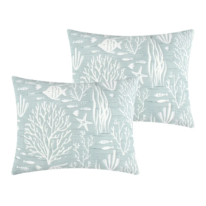 Greenland Home Fashions Marina Pillow Shams (Set of 2)