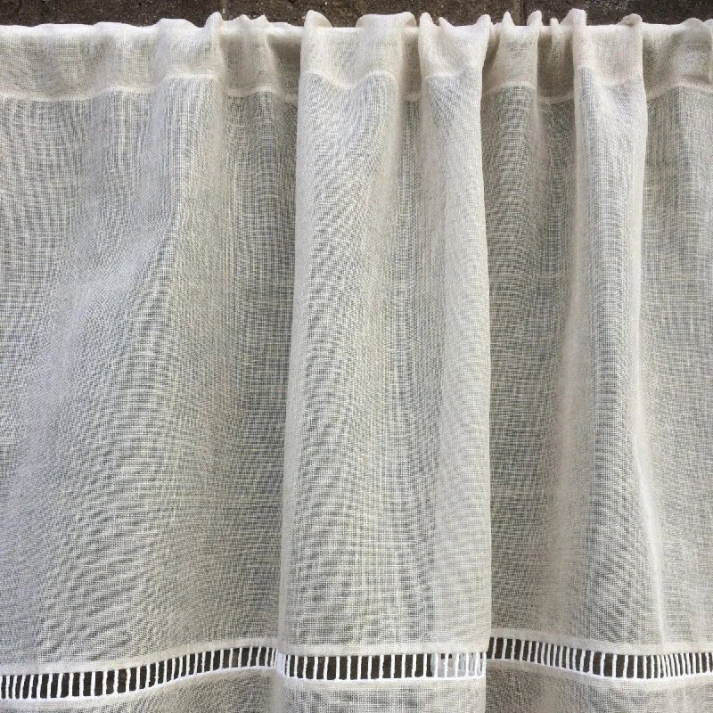 Tilly Sheer Linen Ladder Curtain