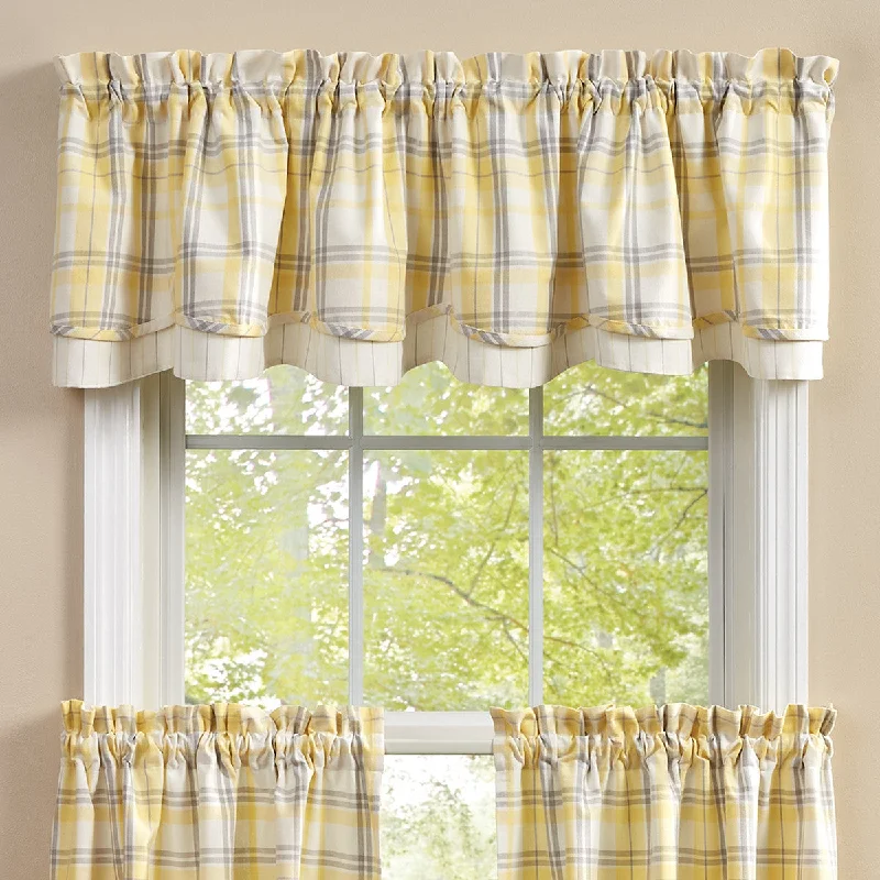 Meadowlark Valance -Lined Layered 72x16 Park Designs