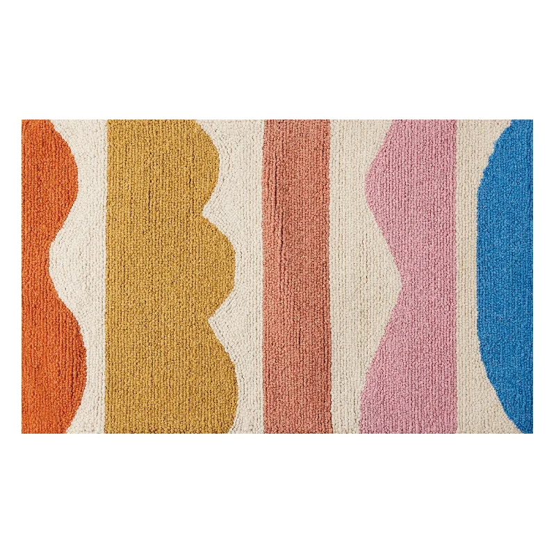 Vacation Stripe Hook Rug