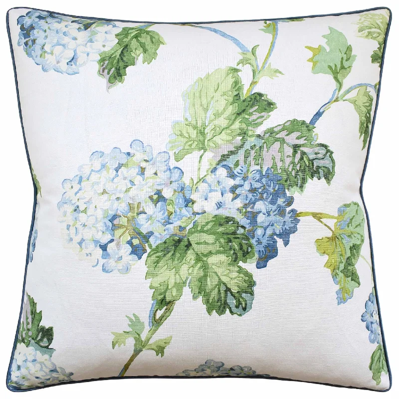 Sussex Hydrangea Design Throw Pillow