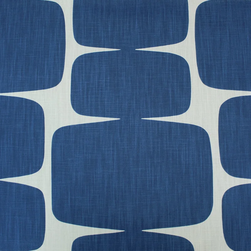 Scion Home Furnishing - Linen Half Panama - Lohko Indigo/Jasmine