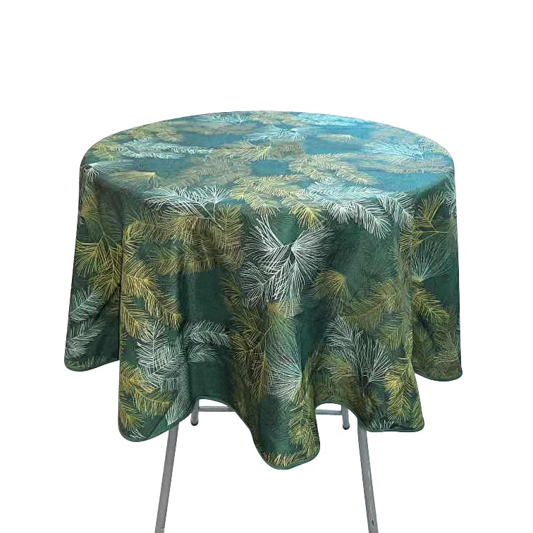 70'' round tablecloth (pine pattern)