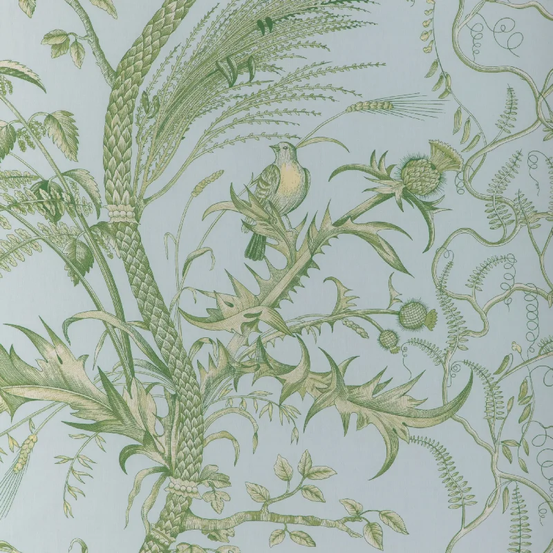 Brunschwig & Fils Bird & Thistle II Print Decorative Fabric