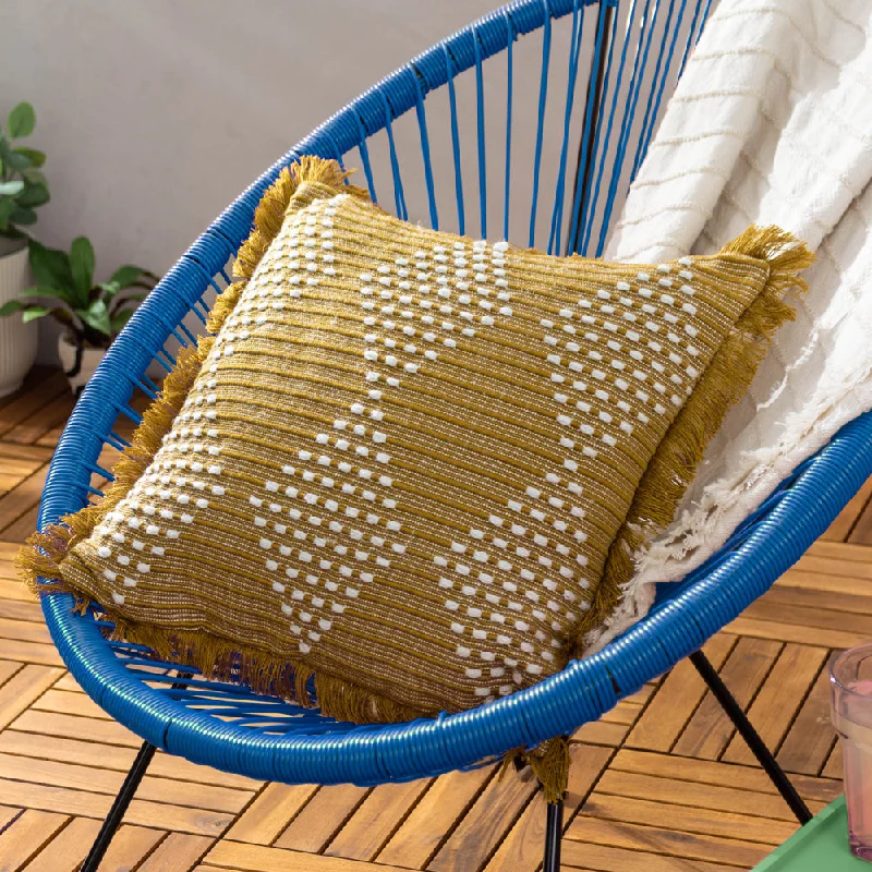 Kadie Outdoor/Indoor Woven Cushion Gold