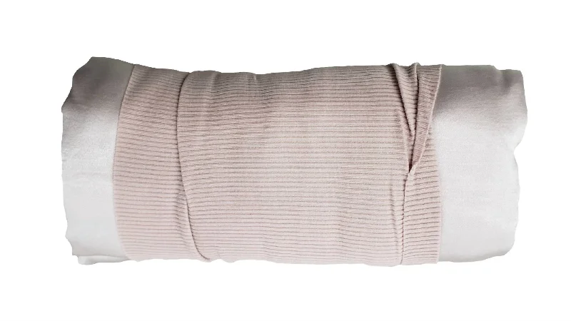 Satin Pillow Cases In Dusty Rose