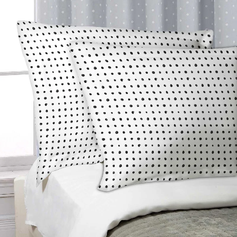 ArtzFolio Black Polka Pillow Cover Case