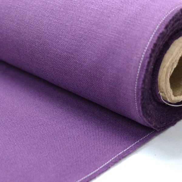 Home Furnishing Fabric Brushed Panama Weave - Plum Purple