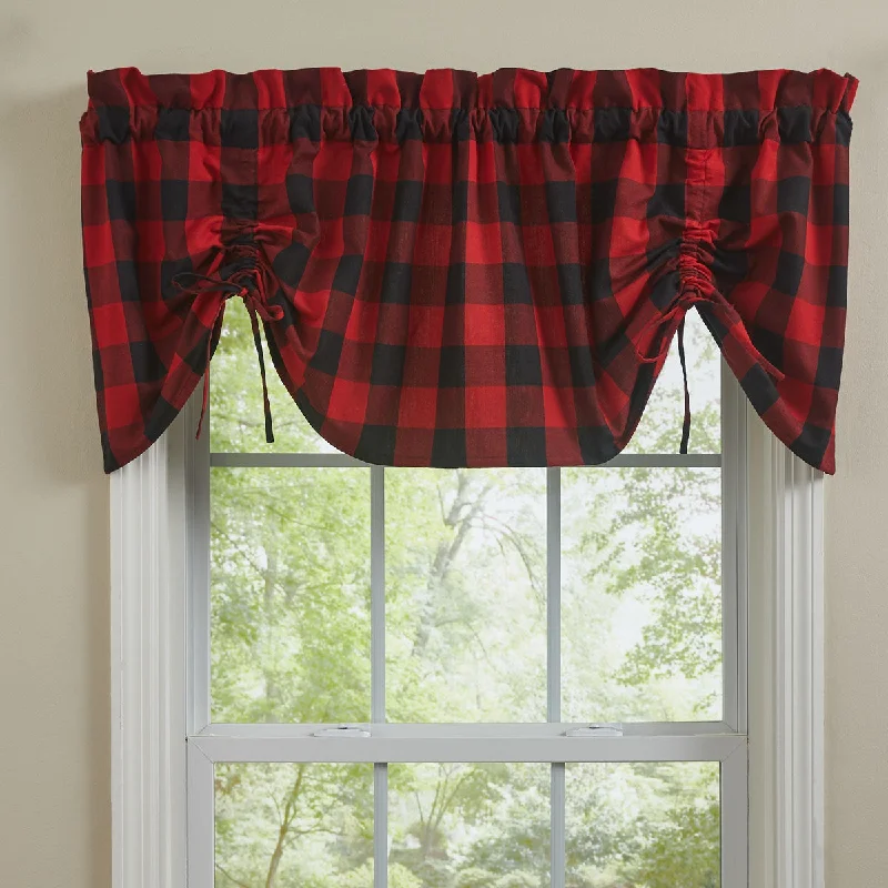 Buffalo Check Valance - Farmhouse Park Designs