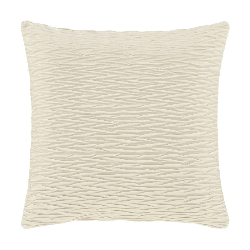 Townsend Ripple Pillow 20" Square Decorative Throw Pillow Cover