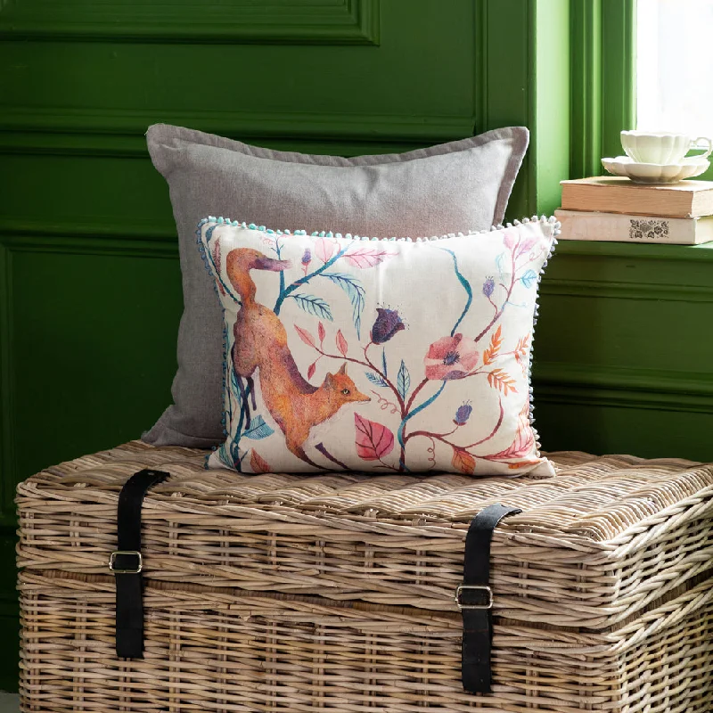 Frieda Fox Printed Cushion Linen