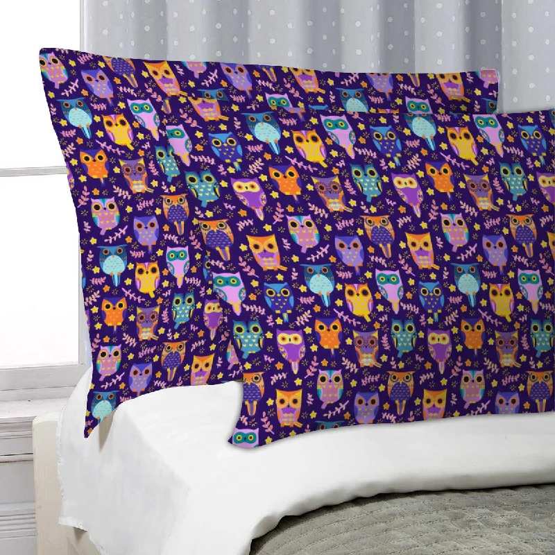 ArtzFolio Owls Pillow Cover Case