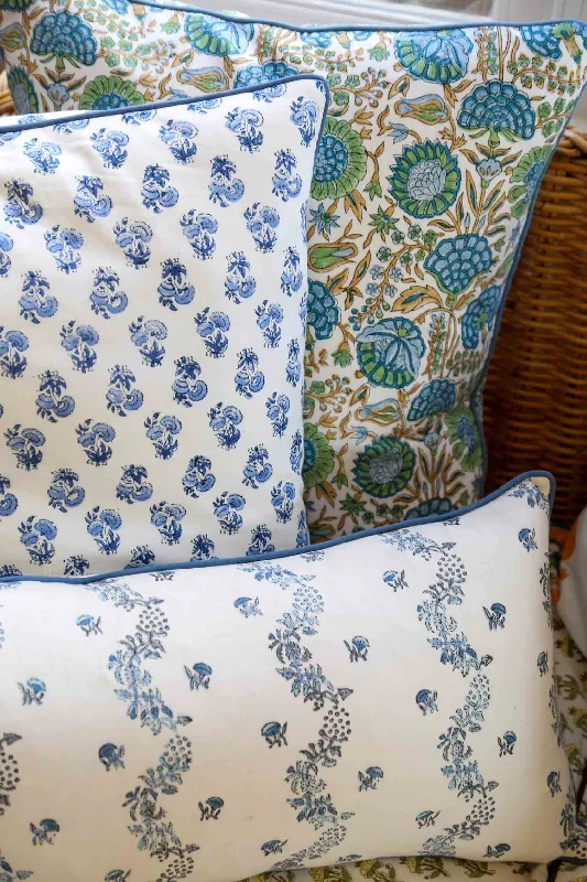 Bluebell Throw Pillow Cover