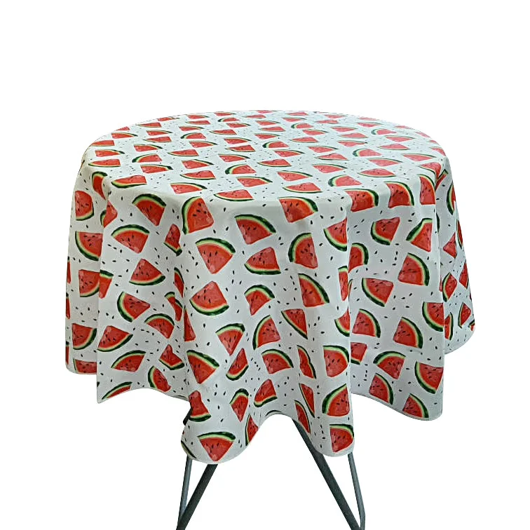 70'' round tablecloth (melon pattern)