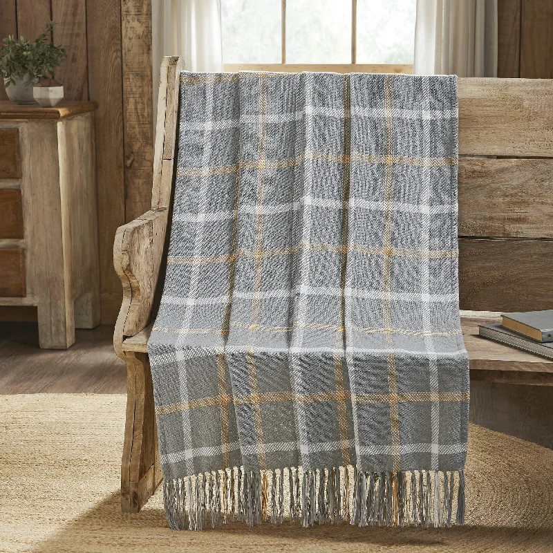 Harvest Blessings Woven Plaid Throw 50x60