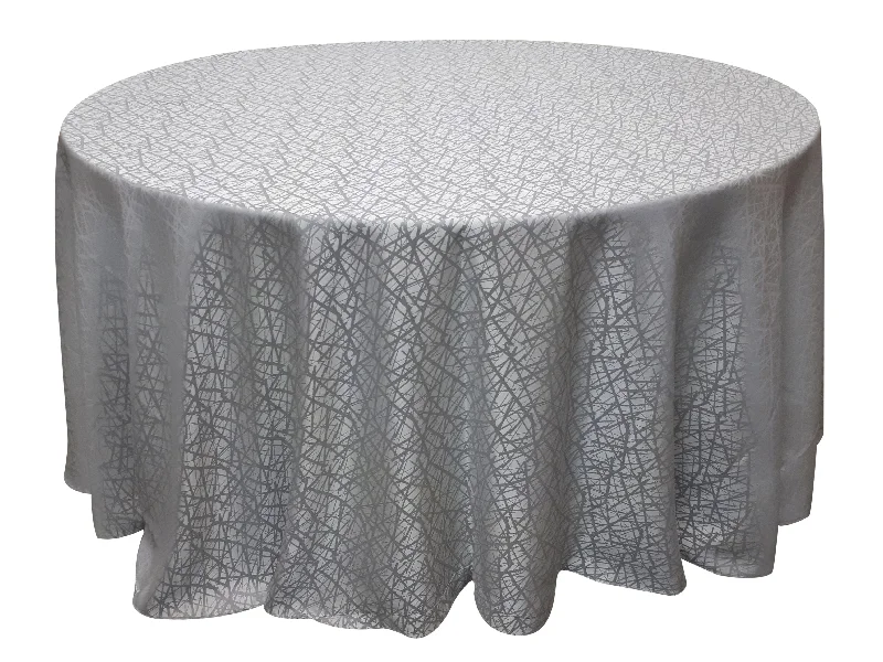 120'' round tablecloth (crystal pattern)