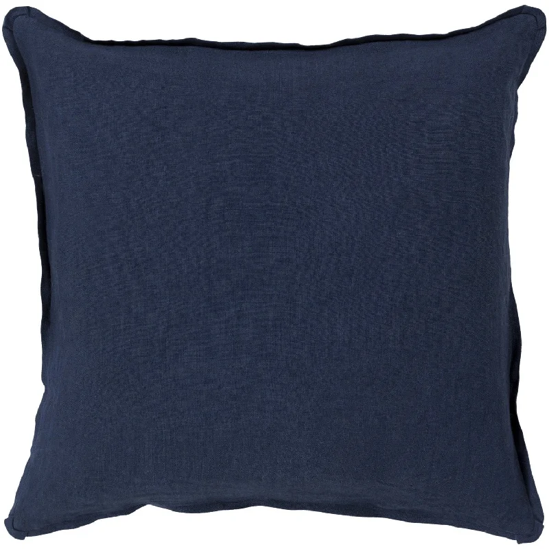 Solid Navy Pillow design by Surya