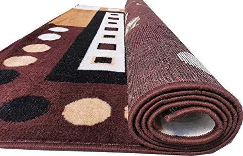 Sifa Carpet Super Softness Acrylic Touch Carpet for Living Room & Drawing Room Aywhere in Your Home (150X210 Coffee Color)- 5x7 Feet