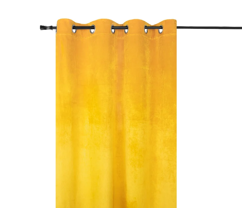 Grommet curtain panel - Luxe - Yellow - 52 x 85''