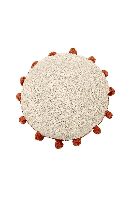 FLOOR CUSHION CIRCLE TERRACOTA