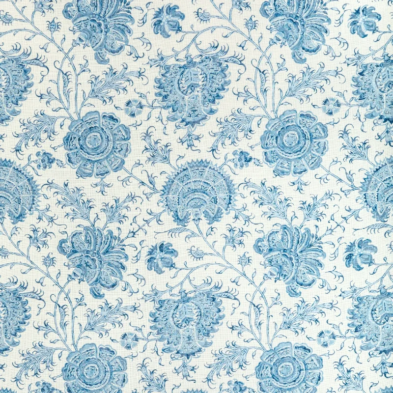 Lee Jofa Indiennes Floral Delft Print Decorative Fabric