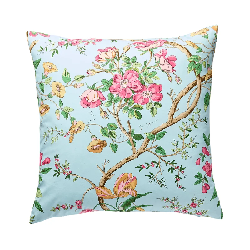 Persephone Print Pillow in Spring Sky