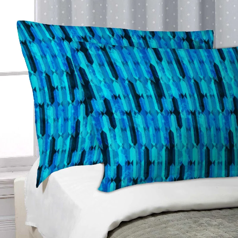 ArtzFolio Blue Crystal D2 Pillow Cover Case