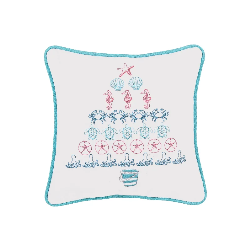 Coastal Tree Decorative Pillow