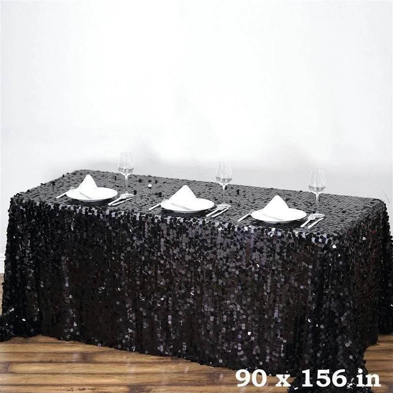 90x156" Large Payette Sequin Rectangular Tablecloth