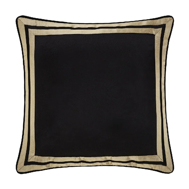 Calvari Black And Gold Euro Sham