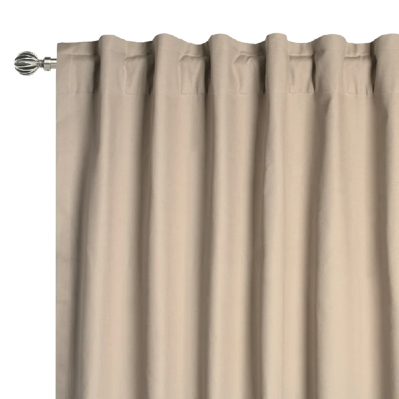 Hidden Tabs curtain panel - Lyons - Sand - 52 x 63''