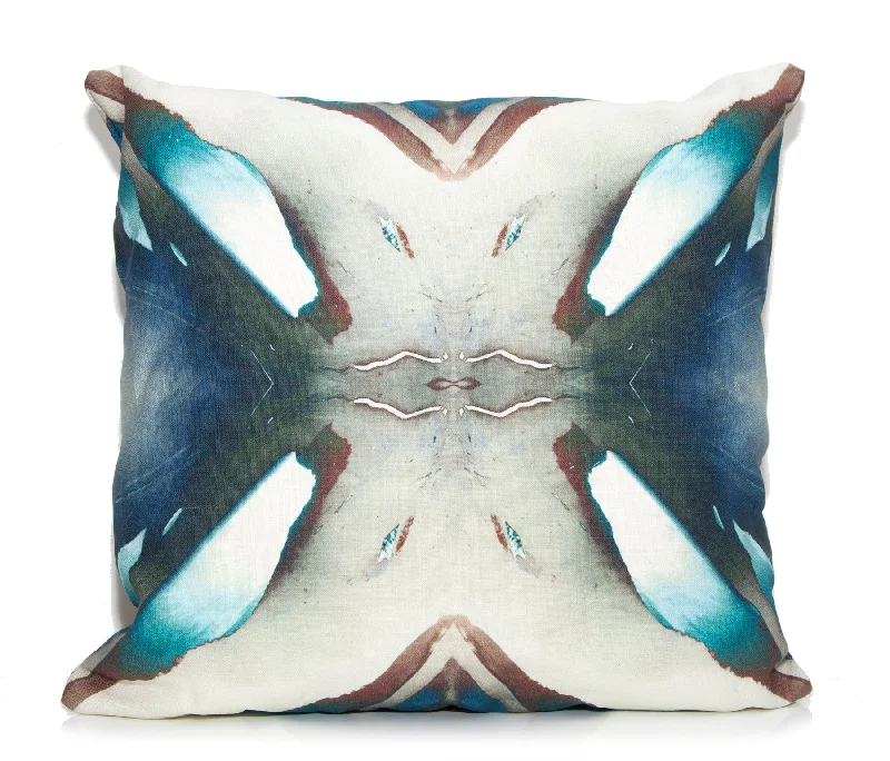 Blue Berry Outdoor Throw Pillow