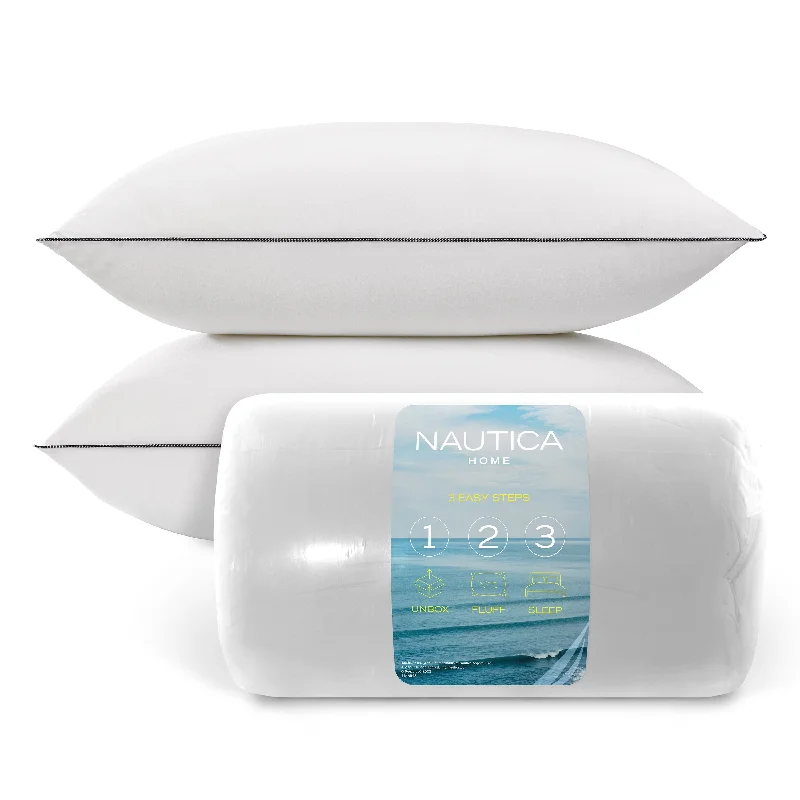 Nautica All Sleep Positions Standard/Queen 2Pc Pillows