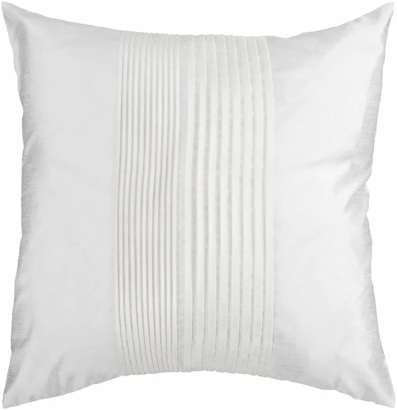 Georgetown White Square Throw Pillow