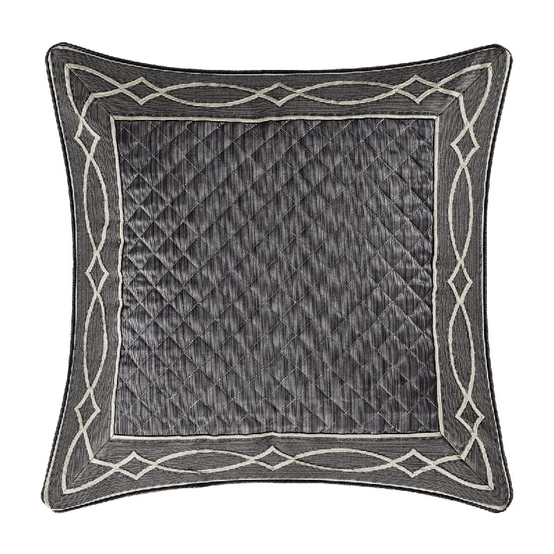 J. Queen New York Deco Charcoal Euro Sham