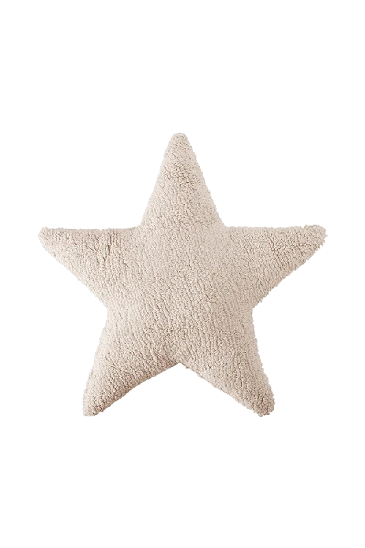 CUSHION STAR BEIGE