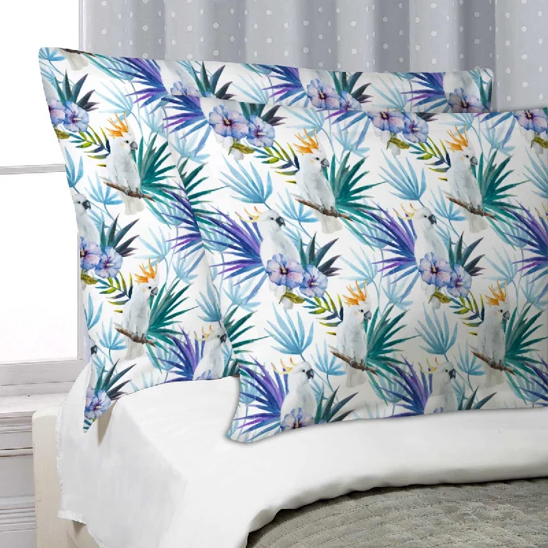 ArtzFolio Tropic Parrot Pillow Cover Case