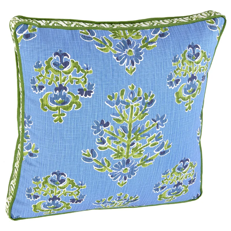 Clara Cornflower With 2″ Gusset Decorative Throw Pillow