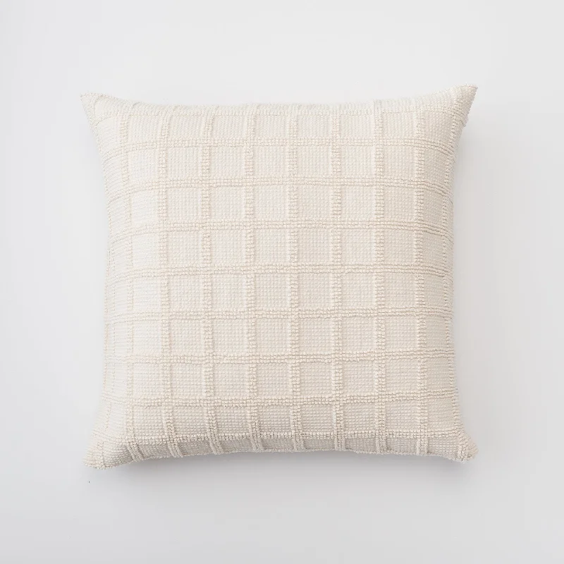 Popcorn Grid Euro Pillow Sham