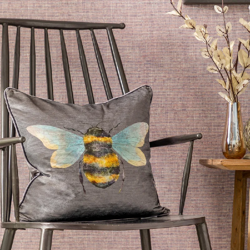 Circe Printed Feather Cushion Storm