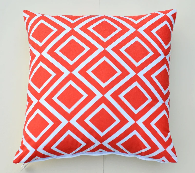 Orange Diamonds Pillow design by 5 Surry Lane