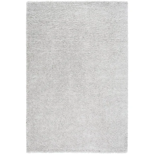 Deluxe Shag 5'3" x 7'3" Medium Rug in Light Grey