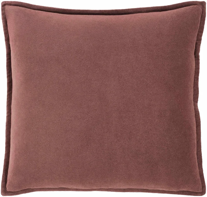 Cardwell Dark Brown Square Throw Pillow