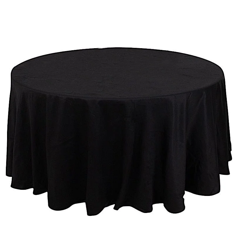 120" High Quality Cotton Round Tablecloth