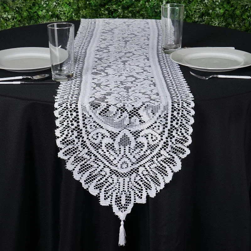 14x108" Lace Table Top Runner Wedding Decorations