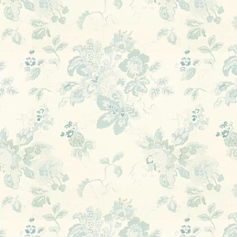 Lee Jofa Blue Parnham Print Decorative Fabric