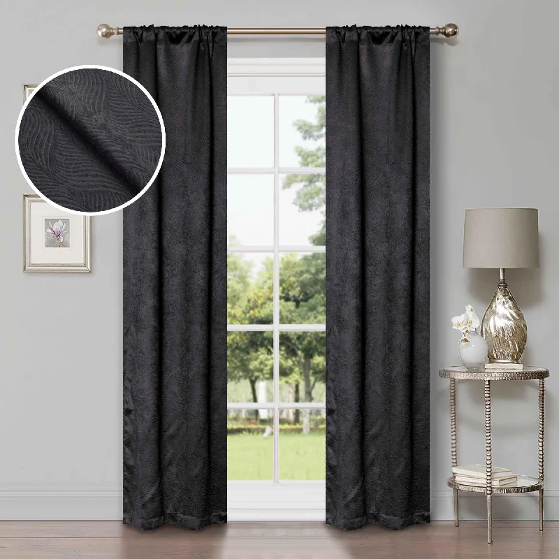 Waverly Thermal Blackout Grommet Curtain Panel Set 26"