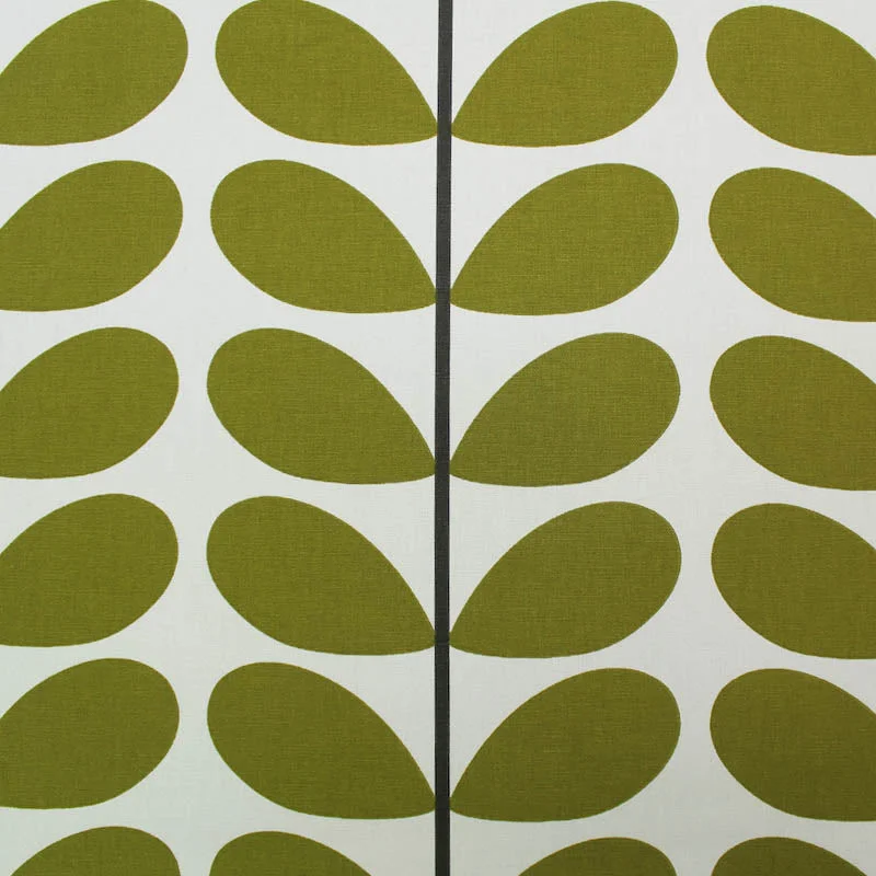 Orla Kiely Home Furnishing Fabric Two Colour Stem - Olive