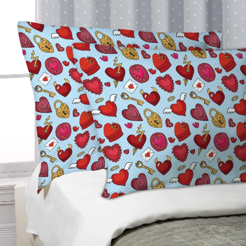 ArtzFolio Valentine Love Pillow Cover Case