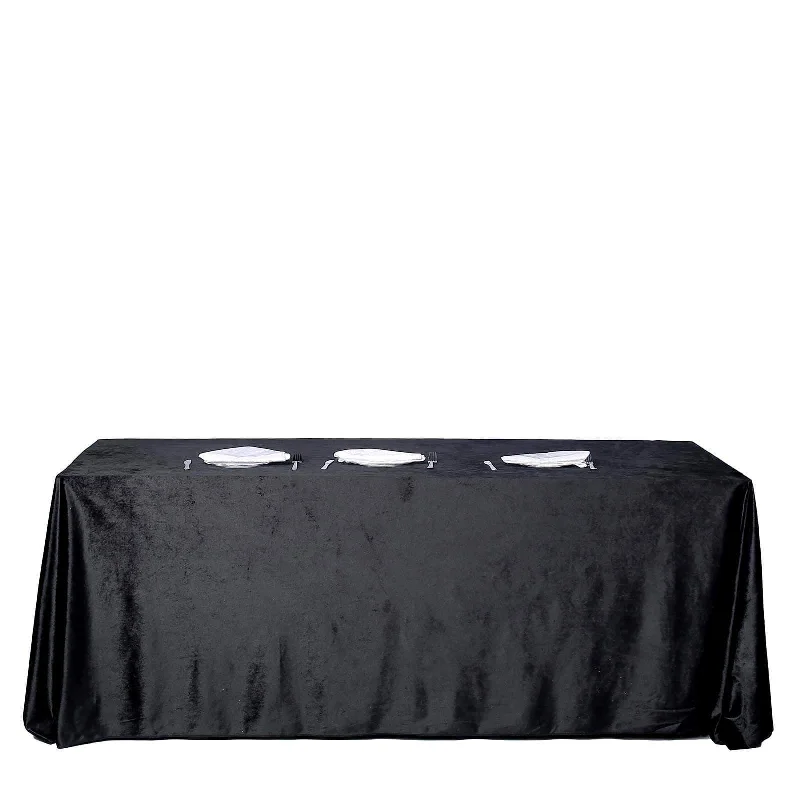 90"x156" Premium Velvet Rectangular Tablecloth